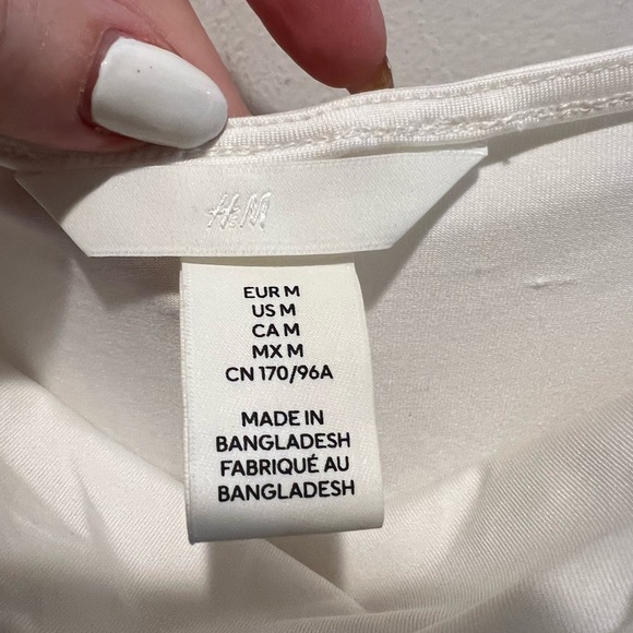 H&M White bodysuit - Picture 1 of 2